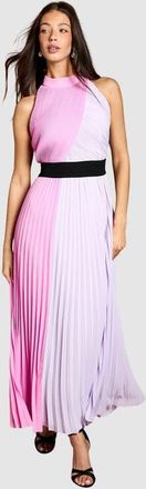 Coast Fit & Flare High Neck Maxi Dress in Multi at Nordstrom, Size 4