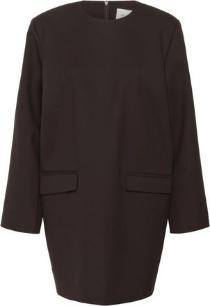 Gestuz Molg GZpaula Jurk - Dames - Korte kleedjes - Bruin - L - Polyester - Kleedjes