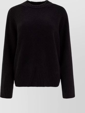 Loulou Studio textured knitwear with ribbed cuffs and hem