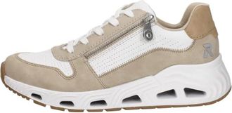 Rieker Sneakers Laag - Dames - Sneakers - Beige - 37 EU - Schoenen