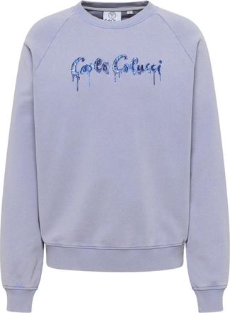 Carlo Colucci New Old Stuff Sweatshirt - Heren - Sweatshirts - Blauw - XL - Katoen - Hoodies & sweatvesten