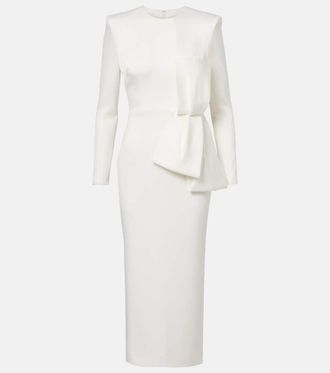 Alex Perry Abito lungo in crêpe di raso