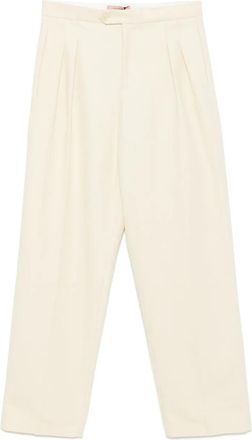 Twin-Set Pantaloni con placca logo - Toni neutri