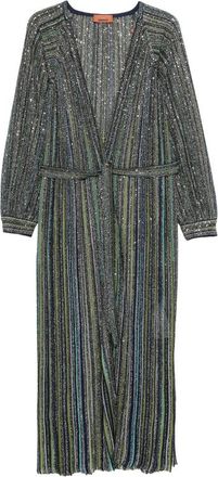 Missoni Sequin-embellished Striped Cardigan