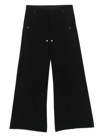 Rick Owens eyelet-detailing pants - Black