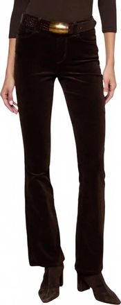 L'agence Stevie Velvet Jean In Coffee Beans