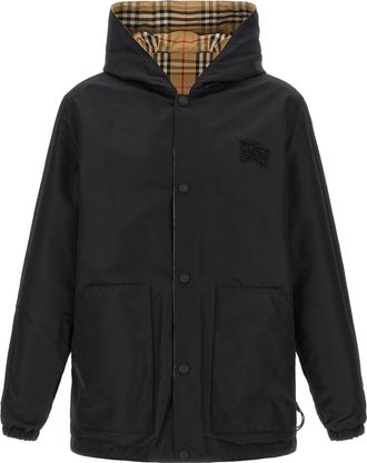 Burberry Mens Multicolor Polyamide Shell Jacket Clothing