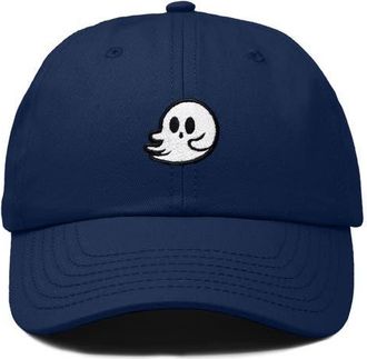 Dalix Whisper Ghost Dad Cap in Navy Blue at Nordstrom