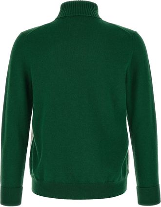 Ballantyne Diamond Intarsia Cashmere Sweater - Green