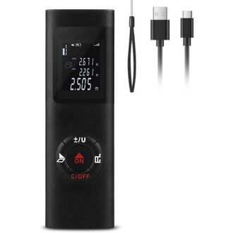 OEM Tel&eacute;metro L&aacute;ser De 60 M, Medidor L&aacute;ser Digital Port&aacute;til Ipsxp Para Calcular Distancia, &Aacute;rea Y Volumen/funci&oacute;n Pitag&oacute;rica/ip54/retroiluminaci&oacute;n Lcd/rec