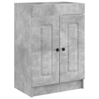 vidaXL Cabinet Debajo Del Fregadero Gris Hormig&oacute;n 78,5 X 37,5 X 81 Cm Vidaxl