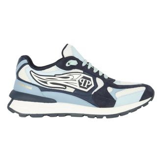 Philipp Plein Sneakers, male, Blue, Size: 10 US Runner Titan Edge