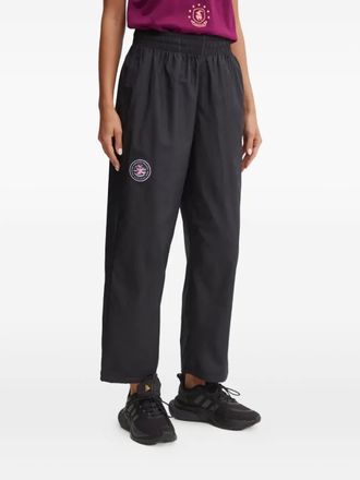 Under Armour elasticated logo track pants - women - Fabric - L - Black