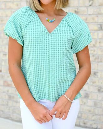 Starkx Donna Top In Sea Green