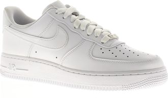 Nike Womens Trainers Air Force 1 07 Lace Up white - Size UK 6.5