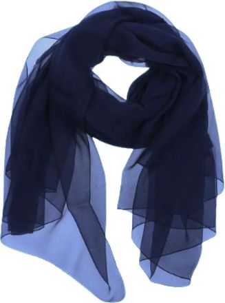 Alberta Ferretti Silk Foulard - Dames - Zijden sjaals - Blauw - ONE Size - Accessoires