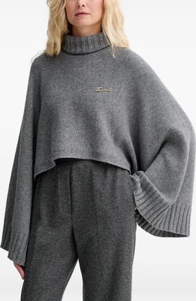 Twin-Set Maglione a collo alto - Grigio