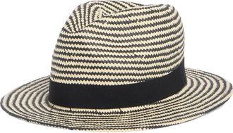 Kate Spade New York Two-Tone Fedora Hat in Natural/Black at Nordstrom Rack