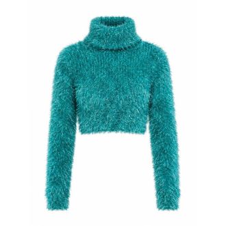 Dolce & Gabbana Pullover Dolcevita - - Knitwear - Donna - Blu - S