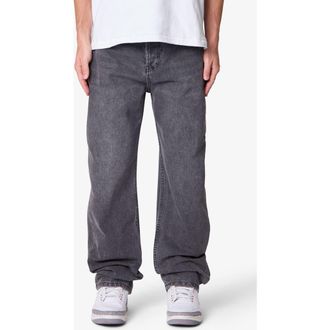 mnml Baggy Wide Leg Jeans in Dark Sand Wash at Nordstrom, Size 34