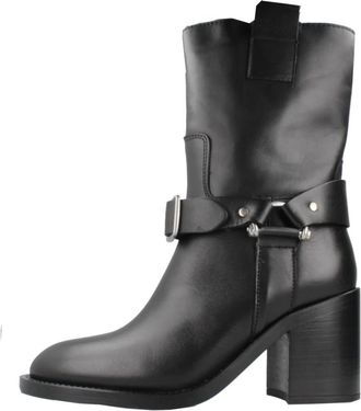 Alpe Evolet Haklaarzen - Dames - Laarzen met Hak - Zwart - 37 EU - Schoenen