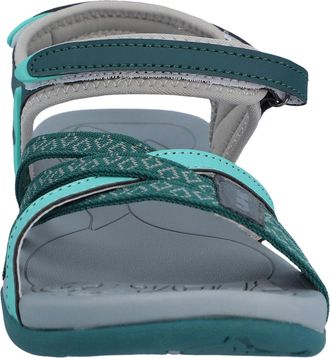 Hi-Tec Sandale HI-TEC Hi-Tec Sandalen Savanna II, Damen, Gr. 37, Normalschaft, dk moos, wasserwelle, Polyester + Polyurethanband + Multi-Elastan, Schuhe Sand