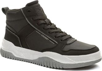 Crosby Schoenen, Heren, Zwart, 45 EU, Zwarte Gesloten Enkellaarzen voor Mannen