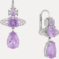 Vivienne Westwood Ismene Drop Earrings Platinum-lavender Platinum-lavender Women
