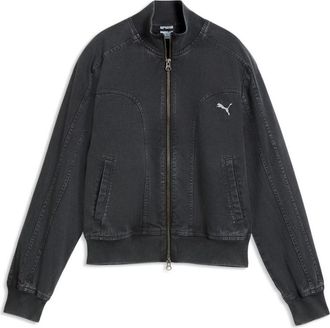 Puma (WMNS) PUMA FUTURE.PUMA.ARCHIVE Washed Twill Short Jacket PUMA Black 636681-01