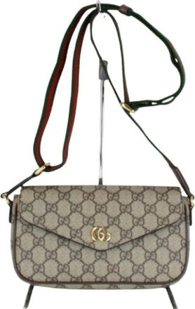 Gucci Pre-owned GG Supreme Shoulder Bag - - Pre-owned - Donna - Marrone - ONE SIZE