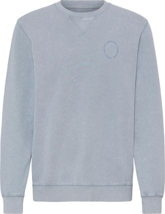 Blend Sweatshirt BLEND BHFACTOR CREW SWEATSHIRT, Herren, Gr. XXL, faded denim, Sweatware, Obermaterial: 100% Baumwolle, unifarben, regular fit normal, Rundh