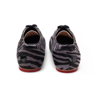 Hogan Zebra-Print Leather Loafers - Black