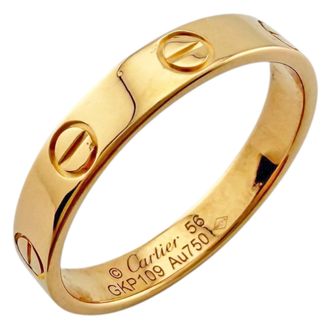 Cartier Love Pink Gold (18K) Band Ring (Pre-Owned)