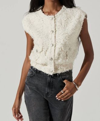 Astr Pedrine Vest In White