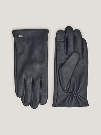 Tommy Hilfiger Guantes de piel con logo