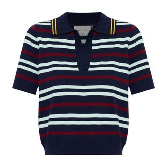 The Upside Tops, Dames, Blauw, XS, Katoen, Archie Polo