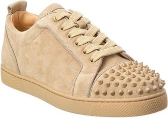 Christian Louboutin Louis Junior Spikes Orlato Suede Sneaker