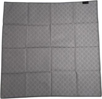 Celine Pre-owned Scarves, female, Gray, Size: ONE SIZE Pre-owned Silk Scarf