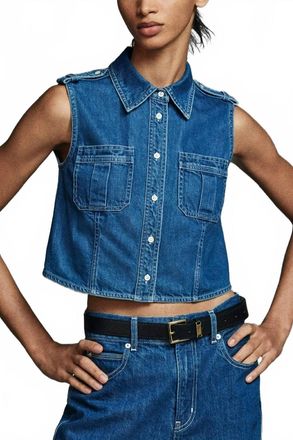 Frame Denim Major Utility-Style Shirt In Regulation