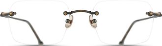 Matsuda M5008 Optisch Montuur - unisex - Brillen - Bruin - 51 MM - Accessoires