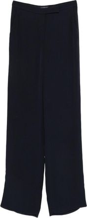 Emporio Armani Womens Straight-Leg Trousers