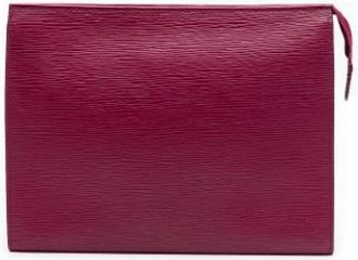 Louis Vuitton Pre-owned Toiletry Pouch 26 - Dames - Vintage Clutch - Roze - ONE Size - Leer - Vintage