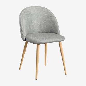 Sklum Sklum - Silla De Comedor Tapizada Y En Acero Kana