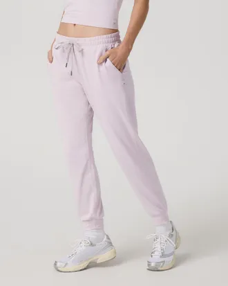 Vuori Clothing Performance Jogger Pants - Long | Lilac Breeze Heather | XS, Size Extra Small