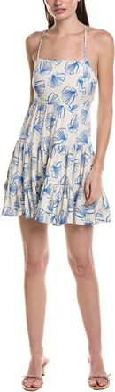 Saltwater Luxe Linen-Blend Tank Mini Dress
