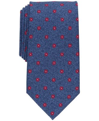 Club Room Mens Lampley Floral Tie - Red