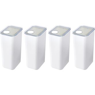 iDesign Extra Large Canister with Removable Pour Cap - Set of 4 - White in Natural at Nordstrom