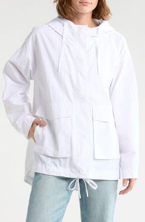 Bernardo Waterproof Rain Coat in Pure White at Nordstrom Rack, Size X-Small
