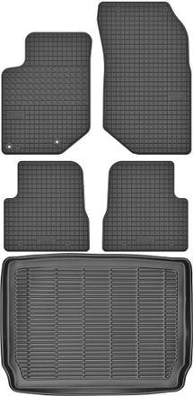OEM Peugeot 2008 Ii Crossover (desde 2019) - Juego De Alfombrillas De Goma Para Coche + Alfombrilla Para Maletero