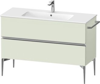 Duravit Duravit - Sivida Mueble Bajo Lavabo, 2 Cajones, Tirador Cromado